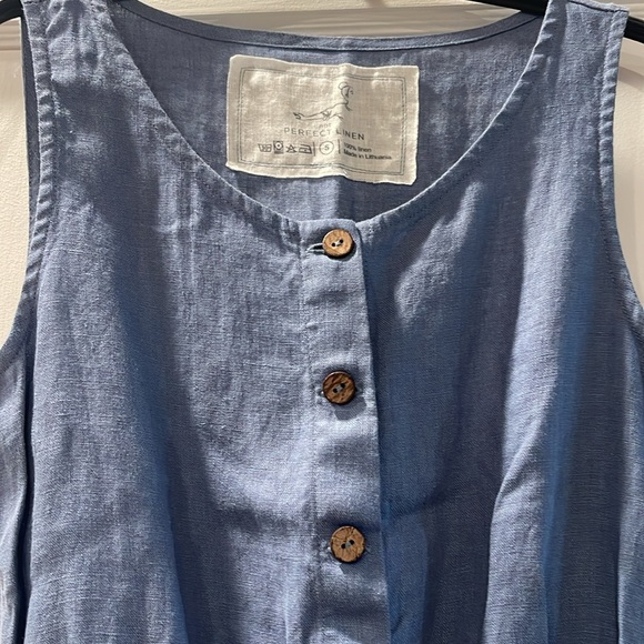 Not Perfect Linen Jumpsuit - Picture 2 of 2